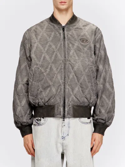 Diesel Jacket  Men Color Grey In Brown