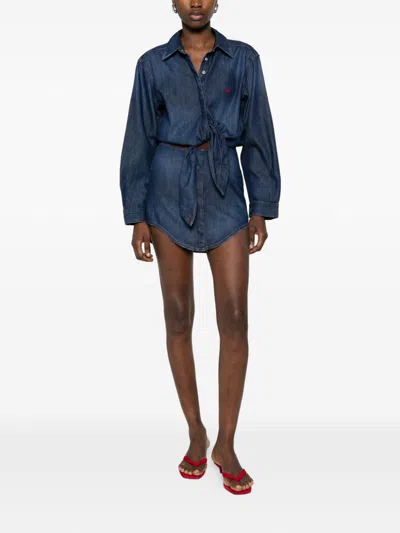 Diesel Jacket Node Woman Blue