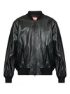 Diesel Logo-detail Jacket In Black