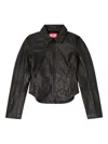 Diesel Collared Fitted Jacket Front Pockets