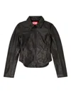 Diesel Collared Fitted Jacket Front Pockets