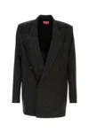 Diesel Stretch Acetate J-pekka Blazer In Black
