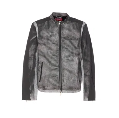 Diesel J-evert Jacket In Gray