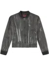 Diesel Satin Pilot Jacket In Multicolor