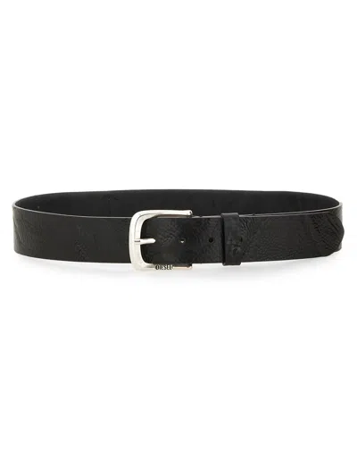 Diesel "jackron" Belt In Black