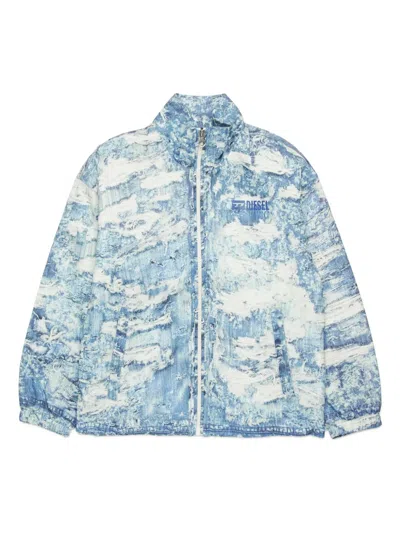 Diesel Kids' Jalston Jacket In Blue