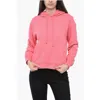 Diesel Jaral Hoodie With Embroidered Logo In Pink
