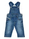 Diesel Jarrib Dungaree In Blue