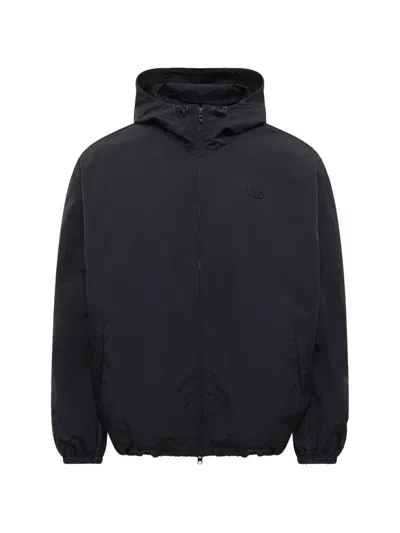 Diesel J-askott Logo-patch Jacket In Blue