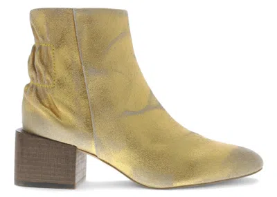 Pre-owned Diesel Jaynet Mab Ankle Boots (women's) Sneakers In Gold