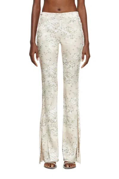Diesel Jazz Pants With Mixed Camo Prints In Neutral