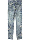 Diesel Regular Distressed Jeans 2023 D-finitive 09m04 In Blue