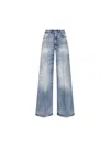 Diesel Light Blue Cotton Bootcut Jeans In Blue