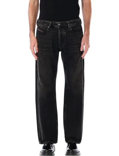 Diesel Relaxed Fit Straight-leg Denim Pants In Multi