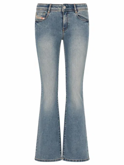 Diesel Jeans "1969 D-ebbey" In Animal Print
