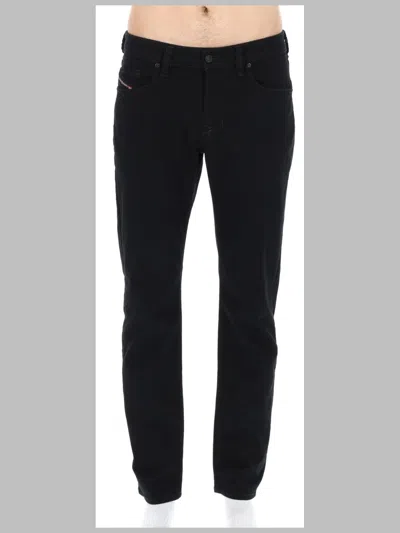 Diesel Vintage-inspired High-rise Jeans In Black
