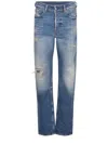 Diesel 1988 D-ark Jeans In Blue Cotton In Blue