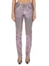 Diesel Straight Jeans 1989 D-mine 0pgap In Pink In Pink