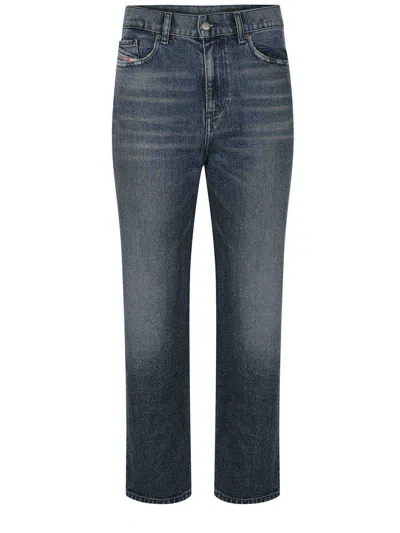 Diesel Regular Fit Ripped Denim Jeans For Women In Multi