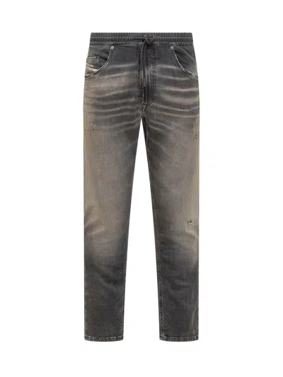 Diesel Jeans 2030 D-krooley Joggjeans In Brown