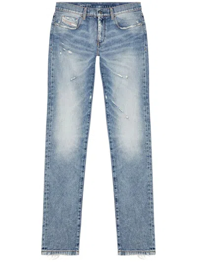 Diesel 2019 D-strukt Slim-cut Jeans In Navy