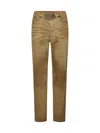 Diesel Beige D-ark Jeans In Beige