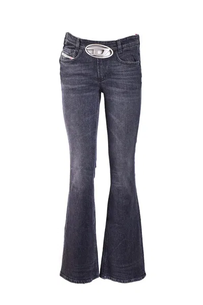 Diesel Trendy Women's Mini Jeans In Gray