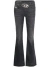 Diesel 1969 D-ebbey 09b90 Bootcut Jeans In Black