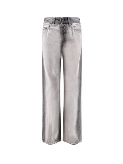 Diesel D-sent Grey Denim Jeans In Gray