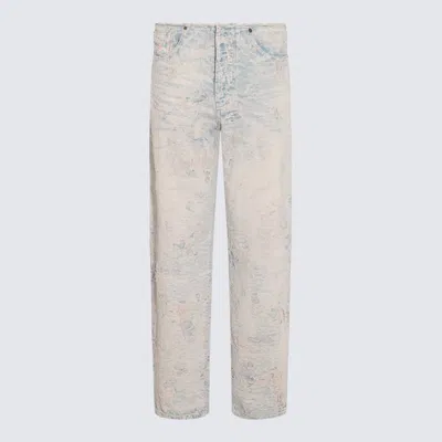 DIESEL DIESEL LIGHT BLUE COTTON JEANS