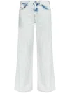 Diesel Blue Flare Jeans 1978 D-akemi 09l33 In Blue