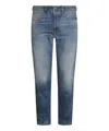 Diesel Blue Cotton Denim Jeans In Blue