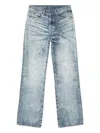 Diesel 1971 D-sent Jeans With Distressed Effect In Blue