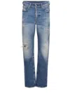 Diesel Belt Loops Jeans In Blue