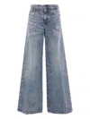 Diesel 1978 D-akemi-fsh Denim Trousers In Blue