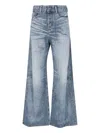 Diesel 1978 D-akemi-fsh Denim Trousers In Blue