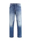 Diesel Jeans With Belt Loops In Blue