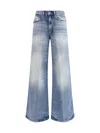 Diesel Light Blue Cotton Bootcut Jeans In Blue
