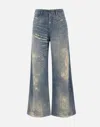 Diesel Low Waist Bleached Effect 1996 D-sire Jeans In Blue