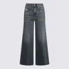 Diesel Jeans Blue And Green In Black