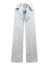 Diesel Blue Flare Jeans 1978 D-akemi 09l33 In Azul