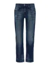 Diesel '1979 Sleenker' Distressed Jeans In Blue