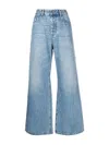 Diesel 1996 D-sire 09i29 Low-rise Wide-leg Jeans In Blue