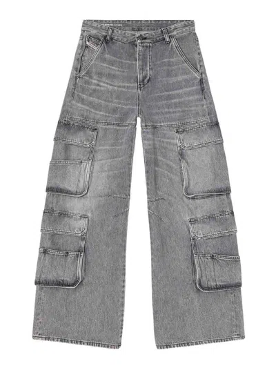 DIESEL JEANS BOOT-CUT - AZUL