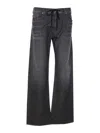 Diesel Trousers Drawstring Waist Pockets In Gray
