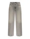 Diesel 1978 D-akemi Flared Jeans In Gray