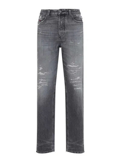 DIESEL JEANS BOOT-CUT - GRIS