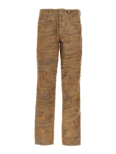 DIESEL JEANS BOOT-CUT - MARRÓN