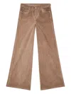 Diesel 1978 D-akemi Flared Jeans In Brown