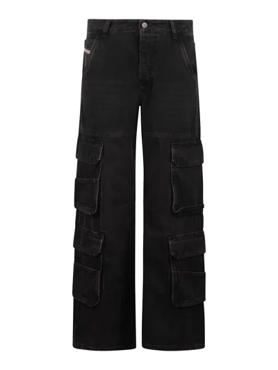 Diesel Jeans Boot-cut - Negro